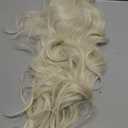 13x4 Lace Front Wigs Blonde Lace Frontal Wig 613 HD Lace Body Wave Pre Plucked Tiny Knots 26 Inch Pre-layered Long Wavy Synthetic Platinum Blonde Valentine Date Style