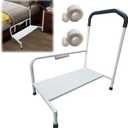 Step Stool with Handle and Non-Slip Platform, Heavy-Duty Non-Slip Platform Step Stool, Bed Ladder, can Support a Weight of 400 pounds.