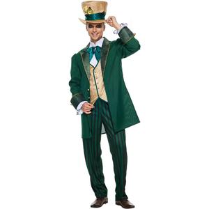FantastCostumes Men's The Hatter Costume Mad Tea Party Halloween Cosplay with Top Hat (Large)