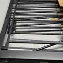 Cumbor 2 Pack 29.7-54.2" Baby Gate for Stairs, Mom's Choice Awards Winner-Auto Close Dog Gate for doorways, Easy Install Pressure Mounted Pet Gate Indoor, Walk Thru Wide Safety Gate for Dog, Black