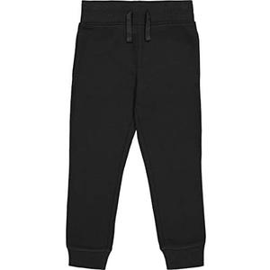 Nautica Boys' Basic Fleece Jogger Sweatpants, Elastic Waistband With Drawstring Closure, Super Soft Cotton-blend, Black, 10-12