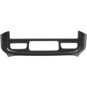 Carbon Fiber Interior Decorative Stickers for Chevrolet Colorado 2014-2024, ABS Carbon Fiber Grain Car Decoration Cover Sticker (Emergency Light)