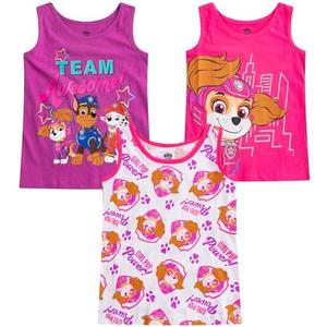 Nickelodeon Paw Patrol Girls 1 Pack Tank Top for Toddler and Little Kids 5
