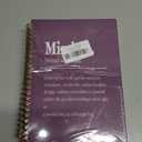 Knibeo Mindset Inspirational Notebooks Journal - Anti Anxiety Notebook, 5.5×8.3 Inch Inspirational Spiral Bound Notebook with 164 Pages, College School Supplies(Violet), Set of 2