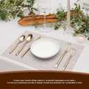Gold 20-Piece Silverware Set with Handle, Stainless Steel Flatware Set, Cutlery Set Mirror Polished, Dishwasher Safe, Service for 4