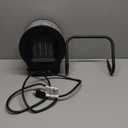 1500W Electric Space Heater with 90 Adjustable Angle, Overheat Protection, Heater for Garage, Office, Indoor Use (Silver)