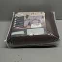 KinCam 100% Waterproof Recliner Loveseat Cover with Console, Non-Slip Reclining Couch Covers for 2 Seat, Recliner Sofa Cover Furniture Protector with Elastic Straps for Kids, Pets, Chocolate