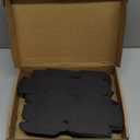 Yinkin 200 Pcs Small Kraft Paper Gift Boxes in Bulk 2.16'' x 2.16'' x 0.98'' Ornaments Mini Cardboard Boxes with Lid for Favor Earring Jewelry Bracelet(Black Color)