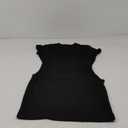 Women's Long Bodycon Dress - Summer Casual Short Sleeve Midi Club Party Fitted Tight Dresses (Large, Black)