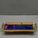 AQUANEAT Artificial Fish Tank Plants, Plastic Aquarium Accessories Large, 15.5 inch Purple Decorations, 2pcs