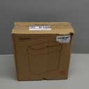 MOPALL Small Bathroom Trash Can with Lid, 2.6 Gallons / 10 L Slim Plastic Garbage Bin with Pop-Up Lid, Mini Waste Basket Can Dog Proof for Kitchen, Bedroom, Office, Laundry, Toilet, Rv, White