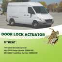 Right Sliding Cargo Door Lock Latch Actuator Assembly Compatible with 1995-2006 Mercedes Sprinter 2002-2006 Dodge Freightliner Sprinter Replaces 5104359AA 9017301335