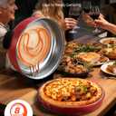 VEVOR Pizza Oven, 14 in Electric Pizza Maker, 1600W Electric Pizzas Cooker with Cordierite Stone, 5-Mode Temperature Control, Viewing Window for Precise Cooking, Heats up to 698 F, for Home Kitchen, 14 Inch Upgrade