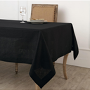 Black Tablecloth 60 x 84Inch