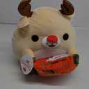 Snackles Christmas Reindeer & Reeses Peanut Butter 14 Inch Plush by ZURU, Ultra Soft Plush, Collectible Plush with Real Licensed Brands, Stuffed Animal, Giftable, Holiday