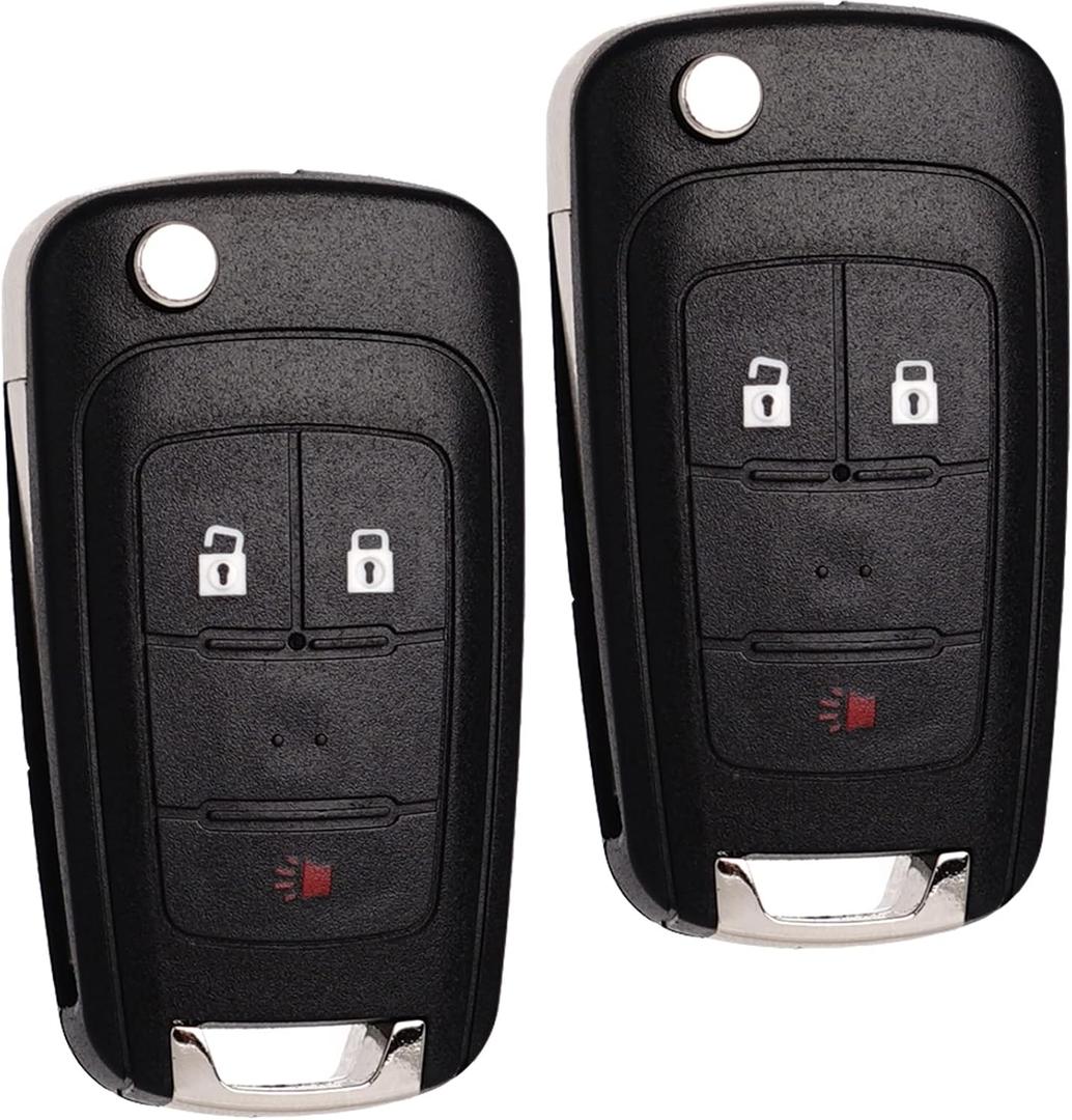 Remote Key Fob Replacement Fits for GMC Terrain 2010-2020 2021 Chevy Equinox 2010-2019 Sonic 2012-2017 Spark 2016-2017 Trax 2015-2018 Buick Encore 2014-2018 Keyless Entry Remote OHT01060512