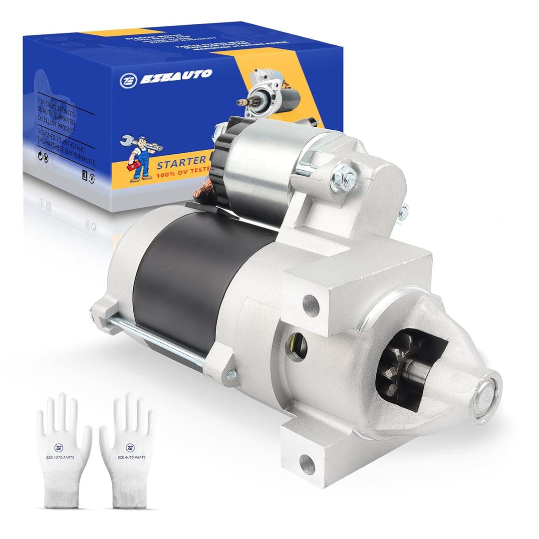Ezexpreze 17628 New Starter Motor Replacement for Kohler 2509809 2509808 2509821 2409801 12.5-27HP Cub Cadet Mower John Deere Scotts Toro Tractor 23HP 25HP wi-53044 10455513 25-098-11-s 25-098-09-s