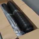 Windyun 2 Roll 100 ft 200 ft in Total Plastic Mesh Fence Roll Safety Construction Barrier Netting Outdoor Snow Temporary Garden Animal Fencing for Poultry, Chicken, Dog, Patio(Black)