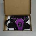 PHOEPET No Pull Dog Harnesses for Small Puppies Reflective Adjustable Front Clip Vest with 2 Metal Leash Attachment Hooks Soft Handle(XS, Purple)