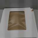 3 Pack Tall Cake Boxes for Tier Cakes 12x12x14 Inch Disposable Layer Tall Baking Carrier with Window Large Tiered Bakery Take Out Transport Containers with Handle for Wedding, Birthday, Party