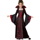 iTVTi Vampire Costume for Girls Kid Halloween Carnival Fancy Black Dress for Cosplay, 89 Years Medium