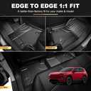 Floor Mats for Toyota RAV4 Hybrid 2026, Cargo Mat & Seat Back Mat (NO PHEV)