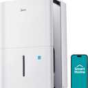 Midea 3,000 Sq. Ft. Dehumidifier for Basement, With Reusable Air Filter 35 Pint - Ideal For Basements, Large & Medium Sized Rooms, And Bathrooms (White)