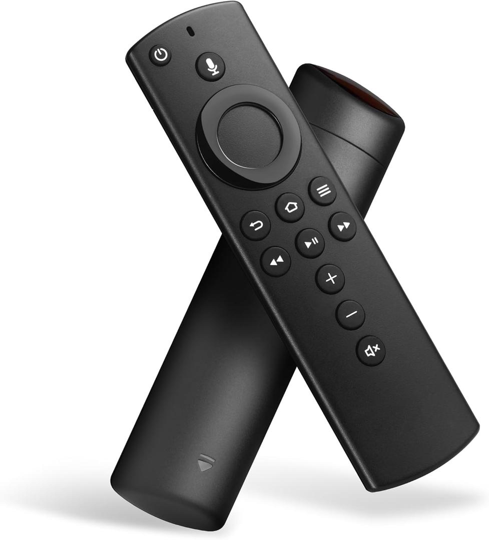 Replacement Firestick Remote Control Fit for FireSeries Smart-TV-Stick 4K, Stick Lite & Stick (2nd Gen), Smart TV (3rd Gen) & Cube (1st & 2nd Gen) (Black)
