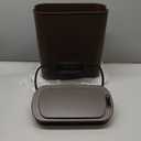 Cesun Bathroom Trash Can with Lid, 5 Gallon Motion Sensor Trash Can, Small Automatic Garbage Can, Touchless Smart Plastic Slim Wastebasket for Bedroom, Office, rv, Living Room, Brown