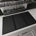 Ottomanson Heavy Duty Rubber Floor Mat Non-Slip, Waterproof, Easy to Clean Anti-Fatigue Mat for Commercial Kitchens, Restaurants, Workshops Oil Resistant, Hose Washable 36" x 60", Black