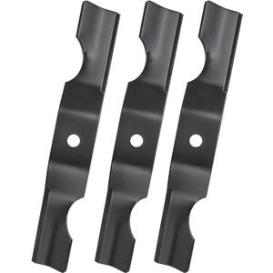 04265400 Notched High Lift Blades for 42" Mower Deck, Compatible with Gravely ZT 42 Zero Turn A-riens Zoom Series Lawn Mower, Replace 1134-9210-01, 3 Pack