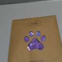 SCENEREAL Anti Slip Dog Sock to Prevent Licking Paws for Hardwood Floors, Boots & Paw Protector Shoes for Hot/Cold Pavement with Grippers, Double Sides Grips for Senior Dogs, L (Two Paws(Pack of 6)-Purple)