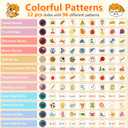 Drawing Projector for Kids,Tracing and Drawing Projector with 96 Slide Cartoon Patterns and 12 Color Brushes,Smart Art Sketcher Projector for 3+ Year Old Girls & Boys (Yellow)