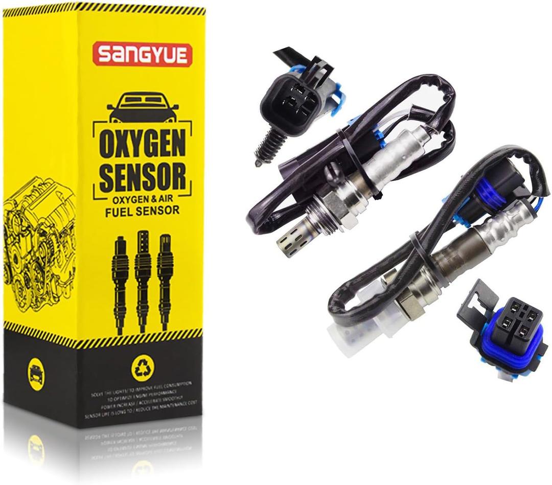 2PCS Oxygen O2 Sensor 1 & 2 for 1997-2003 Buick Lesabre 3.8L Park Avenue Regal Riviera 3.8L Upstream + Downstream