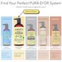 PURA D'OR Anti-Thinning Biotin Shampoo and Conditioner Natural Earthy Scent, CLINICALLY TESTED Effective Results, Herbal Blend Thickening Products For Women & Men, Original Gold Label Set, 16oz x2 | Deep Moisturizing, Conditioner, CLINICALLY TESTED, Effective Results, Hair Thickening, Product