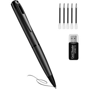 XISRU Portable Pen Camera HD Video Recorder, Compact Body Cam with Motion Detection, No WiFi, No SD Card Included