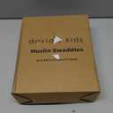 4 Pack Baby Muslin Swaddle Blankets 47" x 47", 100% Cotton Swaddle Wrap for Boys Girls, Ultra Soft Breathable Receiving Blanket for Newborns, Dusty Blue & Sage Green & Grey & Sepia