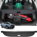 Powerty Cargo Cover for Toyota Corolla Cross(Excludes Hybrid) 2022-2025 Accessories Retractable Trunk Cover Rear Trunk Security Cover Shielding Shade BlacNot for Corolla