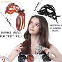 RC ROCHE 6 Pcs Bun Makers for Womens Hair Claw Clip for Updos Bird Nest Ballet Ballerina Piece French Round Holder Net Donut Shell Dome, Medium Black, Brown & Clear