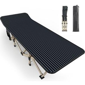 ATORPOK Oversized Camping Cot for Adults, Extra Wide 31.5'' Folding Bed
500LBS Heavy Duty Capacity; Carry Bag Included; Portable Sleeping Cot for Camping, Travel, Home & Guest Room