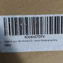 2pcs 39in Exterior Wall Lights,4.33in Wide Dimmable Modern Outdoor Wall Lights for Garage and Front Door,Linear Outdoor Wall Sconce IP65 Waterproof,Black LED Outdoor Long Light Fixture