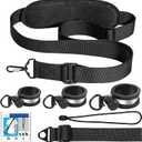 Long Trimmer Strap - Reliable Shoulder Strap for Weed Eaters, Leaf Blowers, Hedge Trimmers, and More - Sturdy and Non-Slip Shaft Clamp Design for Easy Work