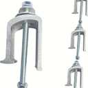 High-strength aluminum (4 Pack) Easy Mount - Truck Tool Box Clamps - Tie Downs