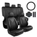 Custom For Hyundai Tucson Seat Covers 2022-2024 2025 2026 SEL/SE Full Set
Leather Waterproof Seat Covers for Tucson Full Coverage Protection And Easy Installation Easy to Clean(5 Seat& Black)