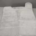 Yimobra Memory Foam Bath Mat Set 2 Piece - Super Soft Absorbent Quick Dry Bathroom Toilet Rugs, Machine Washable Non Slip Floor Carpet for Tub Shower & Single Sink (31.5x20 & 24x20, Silver)