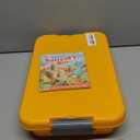 Klever Kits Construction Sensory Bin for Toddlers with Glow in The Dark Stones, Sandbox with Lid Castle Building kit, Preschool Learning Activities Gifts for Boys Girls Age 3+ by JOVA