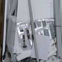 YITAHOME Farmhouse Bed Frame King Size, 49.14" Tall Storage Headboard, Led Light & Charging Station, Sliding Barn Door, Wooden Platform Bed Frame, Metal Slats Support, No Box Spring Needed, Oak