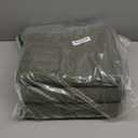 BEQHAUSE-Kitchen-Rugs-Non-Slip-Kitchen-Mats-for-Floor Machine Washable Kitchen Rugs 2 Pieces Kitchen Carpet Runner with TPR Backing,Green,24x35inch/24x60inch