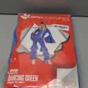 fun shack 70 Disco Costume for Women Blue Flares, Disco Queen Jumpsuit, Retro Dance Outfit for Parties (Medium)