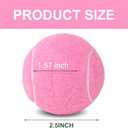 ANCKNE Walker Tennis Balls Precut Tennis Balls for Walkers 4PCS Walkers Legs Universal Precut Glide Balls, Heavy Duty Long Lasting Felt Pad Glide Coverings for Furniture Legs and Floor Protection (Pink)